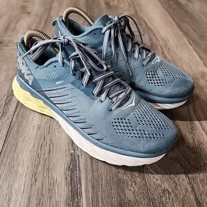Hoka ONE ONE W Arahi 3 Shoes Womens Sz 7.5 Blue Running Sneakers